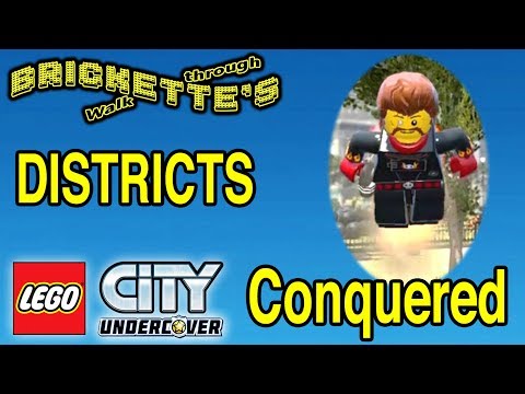 ALL 20 DISTRICTS CONQUERED and REX FURY ASTRONAUT in LEGO City Undercover SEE DESCRIPTION for times