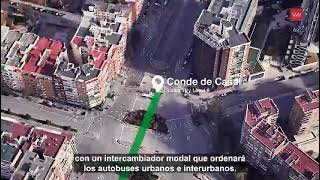 Así será el nuevo intercambiador de transportes de Conde de Casal