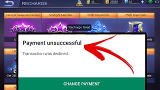 How To Fix Google Play Payment UNSUCCESSFUL | This Payment Method Has Been Declined | MLBB !