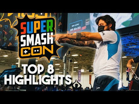 Super Smash Con 2022 - Top 8 Highlights ft. Mango, Hungrybox, Zain, Axe, lloD, Rishi, Krudo & Skerzo