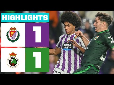 REAL VALLADOLID 1 - 1 R. RACING CLUB | RESUMEN LALIGA HYPERMOTION