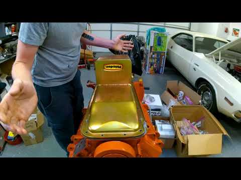 BIg Block Mopar:Truck OIl Pan and Windage Tray Installed!