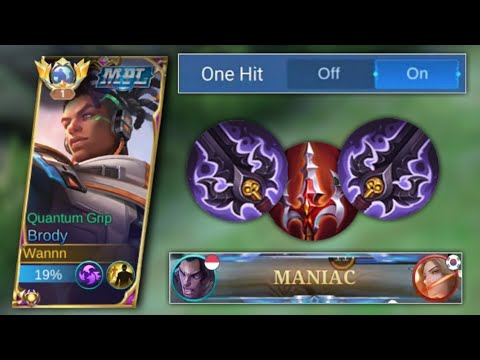 LAGI LAGI MANIAC! BRODY OP PARAH KALO PAKE BUILD INI! - Mobile Legends