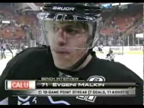 Geno Malkin Pre-Game vs New York Islanders Interview