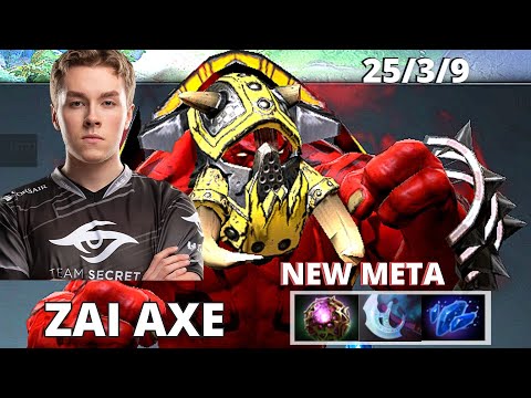 ZAI AXE  AGHANIM'S Shard and MANTA style BUILD NEW META!