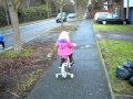 Eden Warwick Riding Her Bike