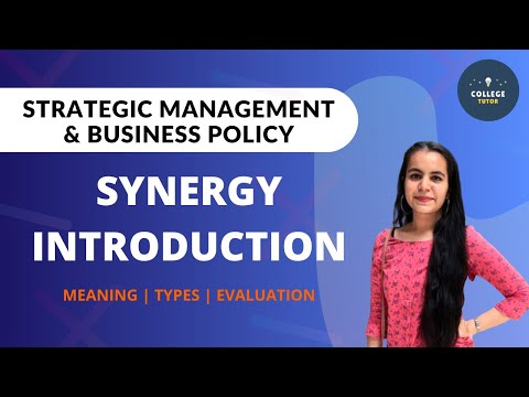 Introduction to Synergy | Meaning | Evaluation of Synergy | Types of Synergy | Synergy क्या होती है