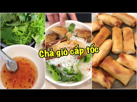 Bún chả giò và công thức nước chấm, những ngày giãn cách vào bếp cùng Huyền mê nấu mê ăn