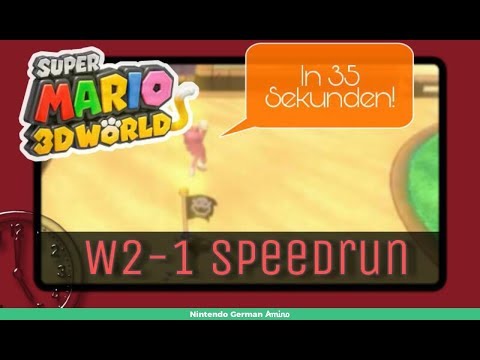 W2-1 Speedrun - Super Mario 3D World | YTMegazocker