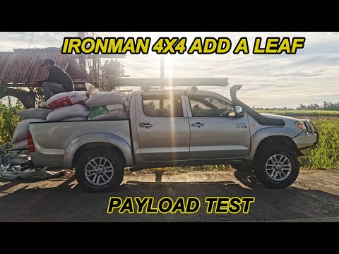 IRONMAN 4X4 ADD A LEAF 1400KG PAYLOAD TEST