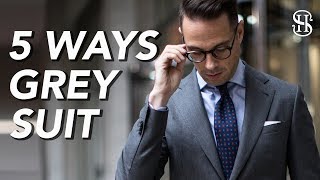 Download lagu 5 Ways To Wear A Grey Suit | Men's Outfit Ideas mp3