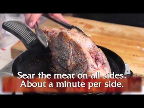 Slow Roast Rib Roast with 3 Berry Galzé