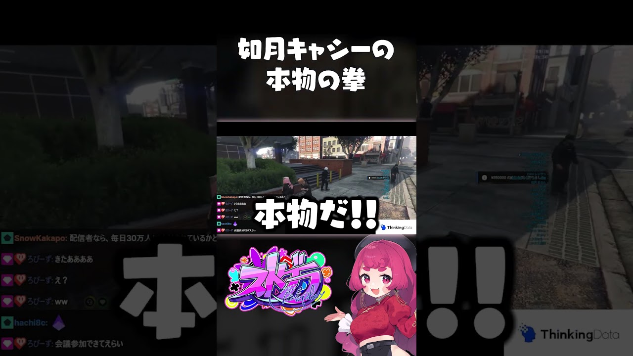 如月キャシーの本物の拳 #ストグラ #如月キャシー