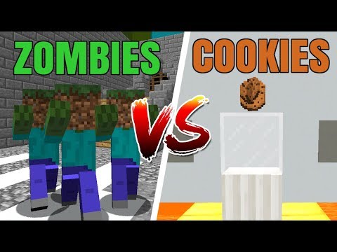 COOKIES VS ZOMBIES!! - Dansk Minecraft