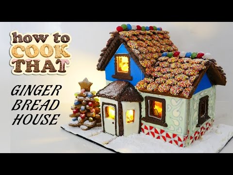 GINGERBREAD HOUSE RECIPE How To Cook That Ann Reardon