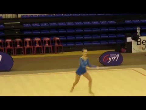 Amélie Bruckmann  cerceau championnats de France Besançon 2016