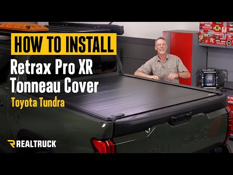 How to Install Retrax PRO XR Manual Ret retractable Tonneau on a 2022 Toyota Tundra