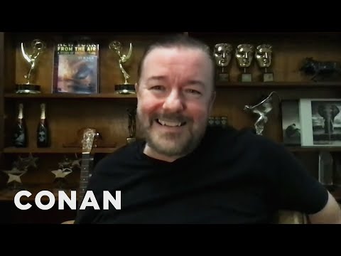 瑞奇-傑維斯在他如何想死 - CONAN在TBS上的 (Ricky Gervais On How He Wants To Die - CONAN on TBS)