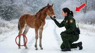 Horse Refuses to Leave the Forest Ranger – When She Discovers the Reason, Her Heart Breaks