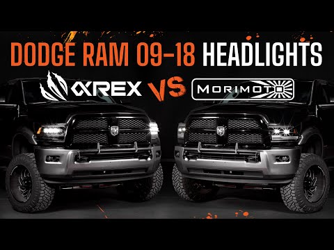 Alpharex vs. Morimoto Headlights for 09-18 Dodge Ram | Pricing, Style, Performance & More!
