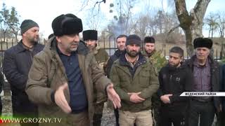 В веденском районе начались масштабные субботники