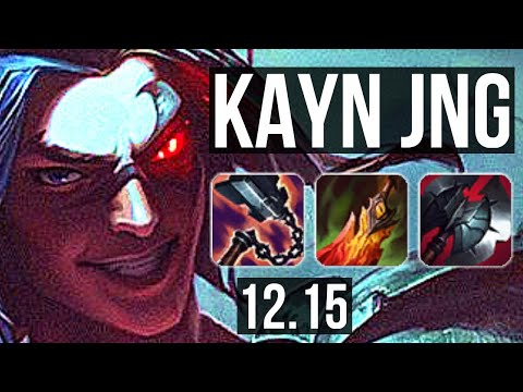 KAYN vs ELISE (JNG) | 14/1/15, 74% winrate, Legendary | EUW Grandmaster | 12.15
