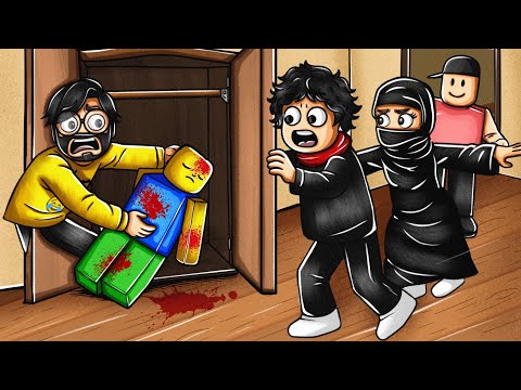 روبلوكس | لازم نخفي الجثه قبل لا يجي صديقه مع عصابتي اختي غايه ومالك 😂🗡️ Roblox