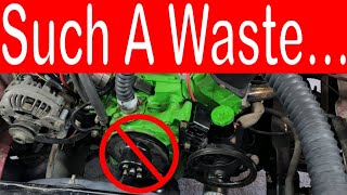 New Doesn't Mean BETTER! Mopar 440/383 Alternator Belts Won't Stay On