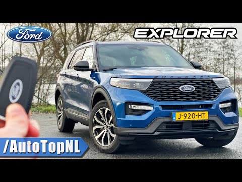 2021 FORD EXPLORER 457HP PHEV ST LINE REVIEW on AUTOBAHN [NO SPEED LIMIT] by AutoTopNL