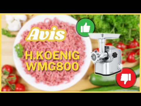 H.Koenig WMG800 : test complet du hachoir 1800W