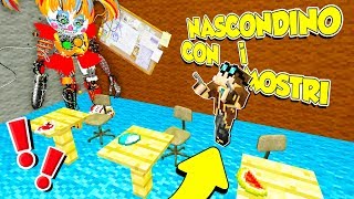 FUGA DAL COLLEGIO!! (Gmod NASCONDINO con i MOSTRI)