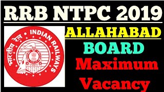 RRB NTPC 2019 || Allahabad Vacancy and important points