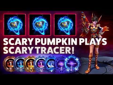Tracer Quantum Spike - SCARY PUMPKIN PLAYS SCARY TRACER! - BRONZE TO GRANDMASTER ADVENTURES