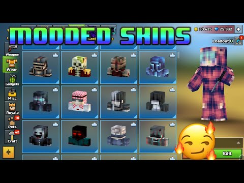 How to get the BEST MODDED SKINS in Pixel Gun 3D! IOS, Android, PC, Steam | PG3D Skins