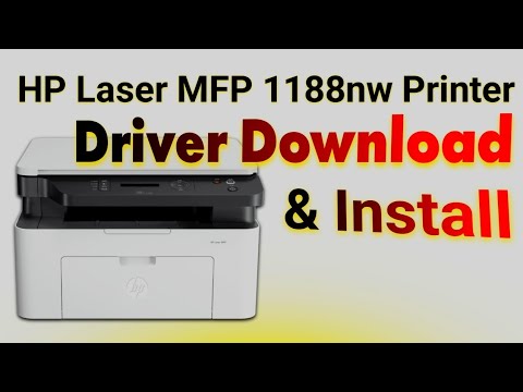 HP Laser MFP 1188nw Printer driver download and Installation step by step guide in hindi