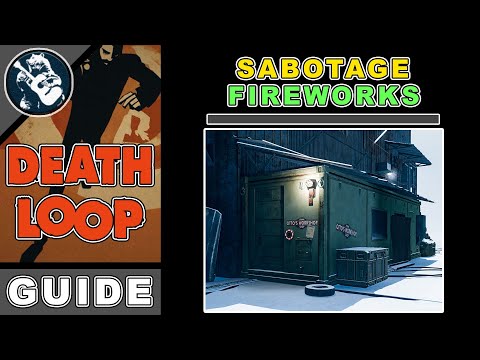 Find Otto's Workshop Code & Sabotage the Fireworks Launcher Flaps | Deathloop Guide