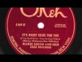 It's Right Here For You [10 inch] - Mamie Smith and Her Jazz Hounds