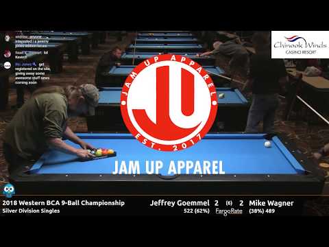 Jeffrey Goemmel vs Mike Wagner - 2018 Western BCA 9-Ball
