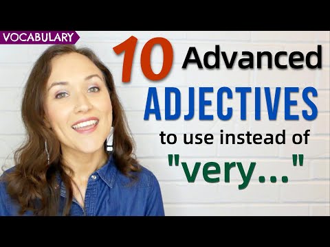 10 Advanced English Adjectives | + Speaking Practice