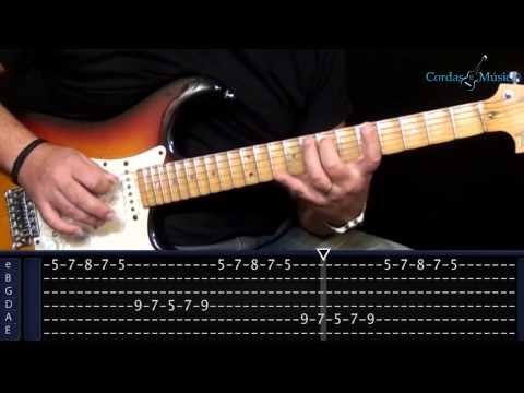 Técnica de Saltos na Vertical no Braço da Guitarra - Prof FAROFA