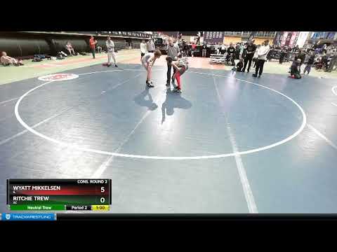 110 Lbs Cons. Round 2 - Ritchie Trew, SC Vs Wyatt Mikkelsen, IL 5382
