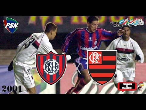 San Lorenzo 1x2 Flamengo - Mercosul 2001 (fase de ...
