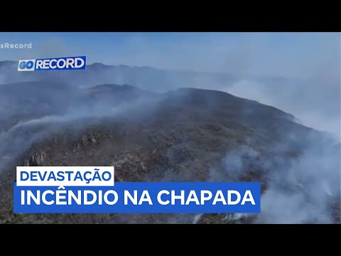 Focos de incêndio já queimaram 44 mil hectares na Chapada dos Veadeiros