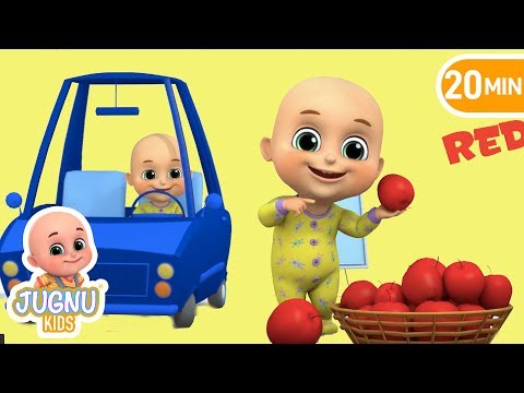 Learn Colors! - Rainbow Bus! | +More Baby Songs | Nursery Rhymes | JugnKids