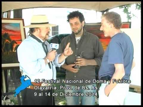 ENTREVISTA LOS HERMANOS RINALDI (ARTESANOS)  EN EL FESTIVAL DE DOMA Y FOLKLORE DE OLAVARRIA