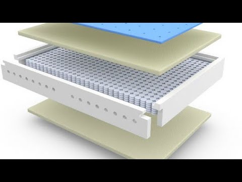 unpacking OTTY king size hybrid mattress