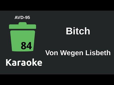 Von Wegen Lisbeth - Bitch (Karaoke) [AVD-95]