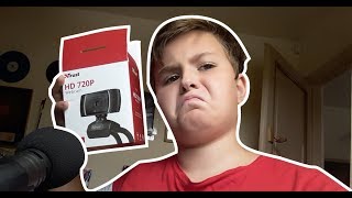 Trust Trino Webcam HD720p unboxing & test. (HUN)