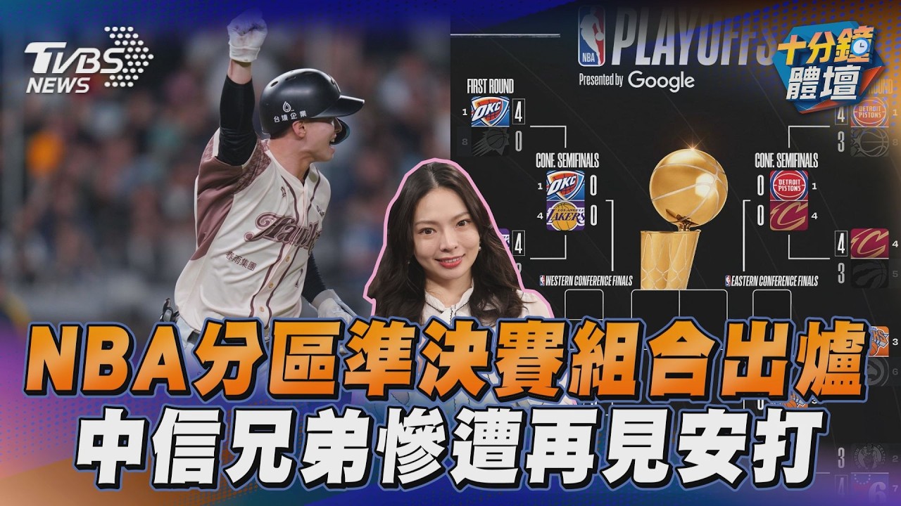 十分鐘體壇/活塞相隔18年再闖次輪 NBA東西區準決賽對戰組合出爐