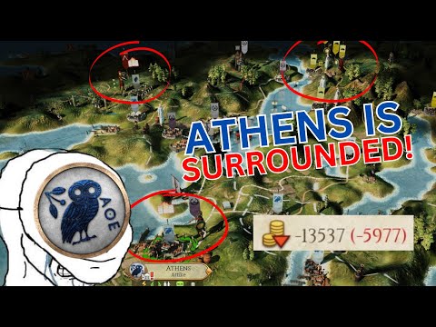 ATHENS IS SURROUNDED! - Saving A DOOMED Athens Campaign - RTR: Imperium Surrectum - Part 1/2